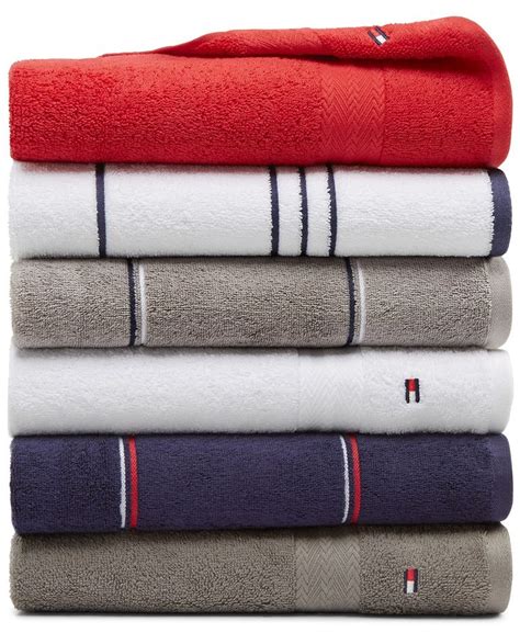 macy's tommy hilfiger bath towels.